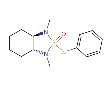 (3aR,7aR)-1,3-Dimethyl-2-phenylsulfanyl-octahydro-benzo[1,3,2]diazaphosphole 2-oxide