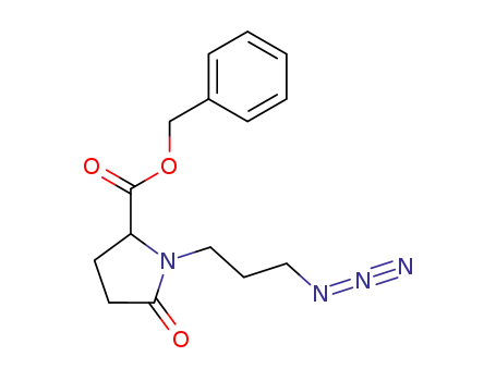 Proline, 1-(3-azidopropyl)-5-oxo-, phenylmethyl ester