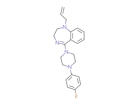 1-allyl-5-[4-(4-fluorophenyl)piperazin-1-yl]-2,3-dihydro-1H-1,4-benzodiazepine