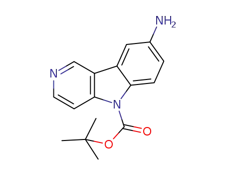 Molecular Structure of 1158628-55-7 (5-Boc-8-amino-γ-carboline)