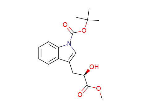 (2R)-3-(2-hydroxy-2-methoxycarbonylethyl)indole-1-carboxylic acid tert-butyl ester