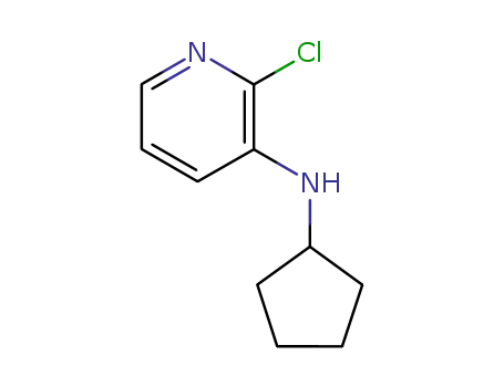Molecular Structure of 906371-82-2 ((2-chloropyridin-3-yl)cyclopentylamine)