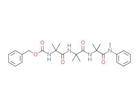 N-[benzyloxycarbonyl]-2-methylalanyl-2-methylalanyl-2-methylalanine-N-methyl-N-phenylamide