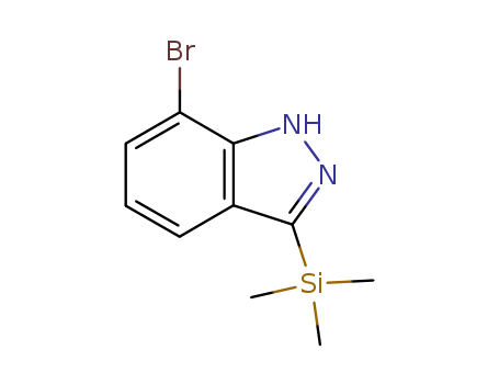 1H-Indazole, 7-bromo-3-(trimethylsilyl)-