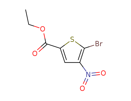 2-Thiophenecarboxylic acid, 5-bromo-4-nitro-, ethyl ester