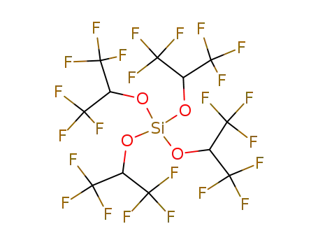 Molecular Structure of 26560-90-7 (Tetrakis(1,1,1,3,3,3-hexafluoroisopropyl) Orthosilicate)