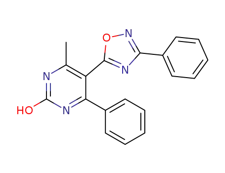 5-(4-methyl-6-phenyl-2-pyrimidinol-5-yl)-3-phenyl-1,2,4-oxadiazole