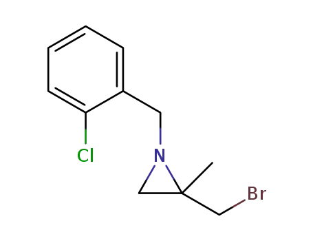 2-bromomethyl-1-(2-chlorobenzyl)-2-methylaziridine