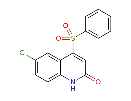 6-chloro-4-(phenylsulfonyl)quinolin-2(1H)-one