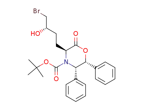 (3S,5S,6R)-3-[(3S)-4-BroMo-3-hydroxybutyl]-2-oxo-5,6-diphenyl-4-Morpholinecarboxylic Acid tert-Butyl Ester