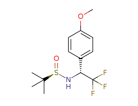 (Rs,R)-N-(2,2,2-trifluoro-1-(4-methoxyphenyl)ethyl)-tert-butanesulfinamide