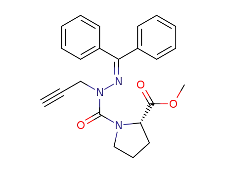 benzhydrylidene aza-propargylglycinyl-proline methyl ester