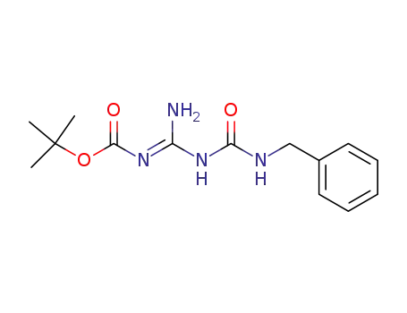 [amino-(3-benzylureido)-methylene]carbamic acid tert-butyl ester