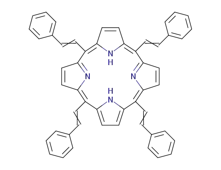 5,10,15,20-tetrakis(2-phenylethenyl)-21H,23H-porphyrin