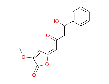 5-(4-hydroxy-2-oxo-4-phenyl-butylidene)-3-methoxy-5<i>H</i>-furan-2-one
