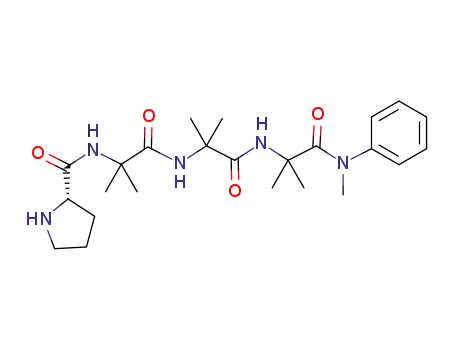 L-prolyl-2-methylalanyl-2-methylalanyl-2-methylalanine-N-methyl-N-phenylamide