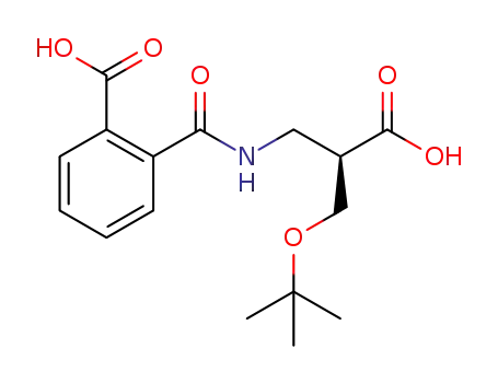 2-({[(2R)-2-carboxy-3-(1,1-dimethylethoxy)propyl]amino}carbonyl)benzoic acid