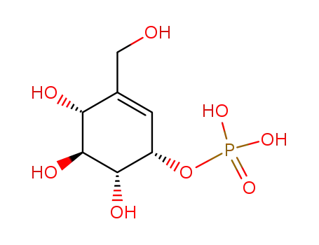 Molecular Structure of 1264709-36-5 (valienol 1-phosphate)