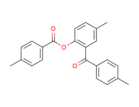 4-methyl-benzoic acid 4-methyl-2-(4-methyl-benzoyl)-phenyl ester