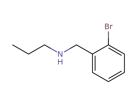 Molecular Structure of 807343-04-0 (N-(2-BROMOPHENYLMETHYL)PROPYLAMINE)
