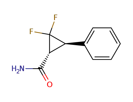 Cyclopropanecarboxamide, 2,2-difluoro-3-phenyl-, (1R,3R)-