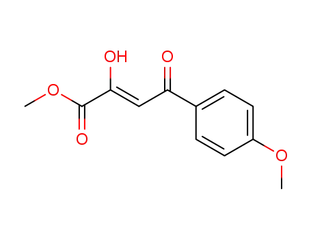 2-Butenoic acid, 2-hydroxy-4-(4-methoxyphenyl)-4-oxo-, methyl ester,
(Z)-