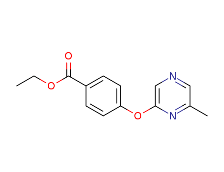 Benzoic acid,4-[(6-methyl-2-pyrazinyl)oxy]-, ethyl ester