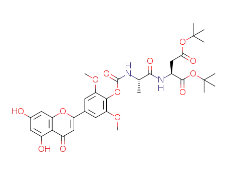 4'-O-CO-Ala-[Asp(OtBu)-OtBu]-tricin
