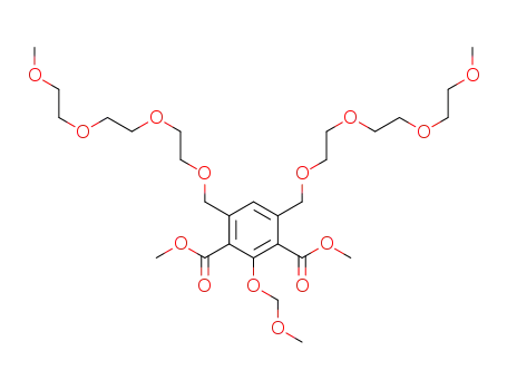 2-methoxymethoxy-4,6-bis(2,5,8,11-tetraoxadodecyl)isophthalic acid dimethyl ester