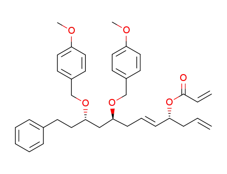 (E,4R,8S,10S)-8,10-bis(4-methoxybenzyloxy)-12-phenyldodeca-1,5-dien-4-yl acrylate