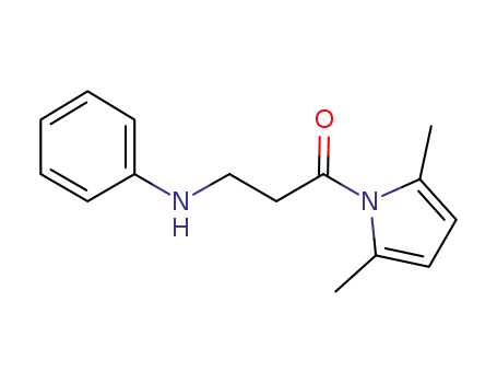 N-(3-(2,5-dimethyl-1H-pyrrol-1-yl)-3-oxoprop-1-yl)aniline