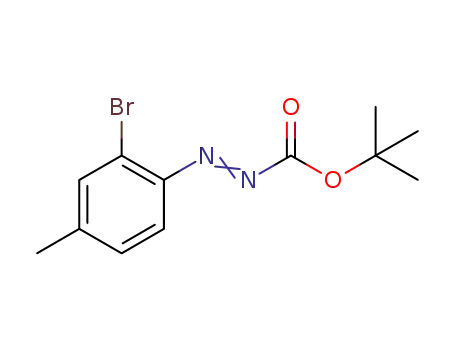 N-tert-butoxycarbonyl-N'-(2-bromo-4-methylphenyl)diazene