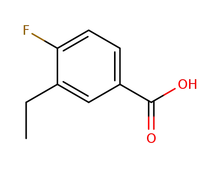 Molecular Structure of 847862-92-4 (3-ETHYL-4-FLUOROBENZOIC ACID)