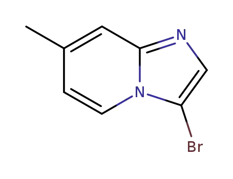 Molecular Structure of 56051-32-2 (3-Bromo-7-methyl-imidazo[1,2-a]pyridine)