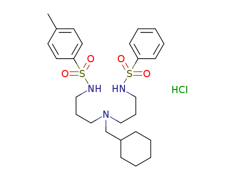 N-(benzenesulfonyl)-N'-(p-toluenesulfonyl)bis(3-aminopropyl)cyclohexylmethylamine hydrochloride