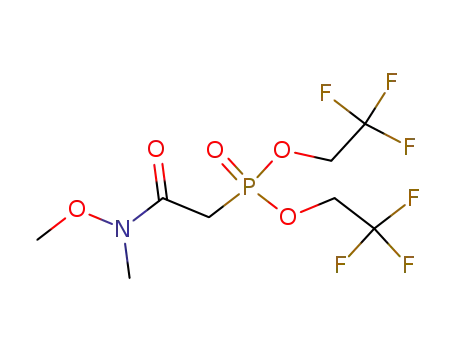 [(methoxy-methyl-carbamoyl)-methyl]-phosphonic acid bis-(2,2,2-trifluoro-ethyl) ester