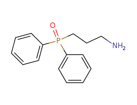 Molecular Structure of 19755-32-9 (1-Propanamine, 3-(diphenylphosphinyl)-)