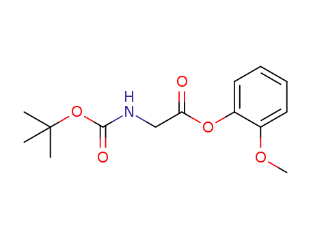 tert-butyloxycarbonylamino acetic acid guacil ester