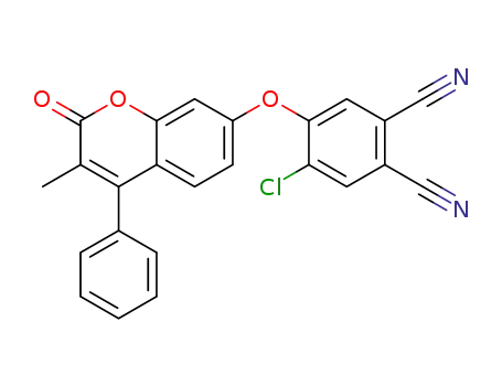4-chloro-5-(3-methyl-2-oxo-4-phenyl-2H-chromen-7-yloxy)phthalonitrile