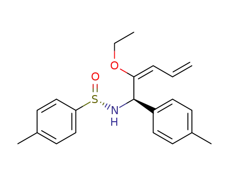 N-((R,Ss,E)-2-ethoxy-1-p-tolylpenta-2,4-dienyl)-4-methylbenzenesulfinamide