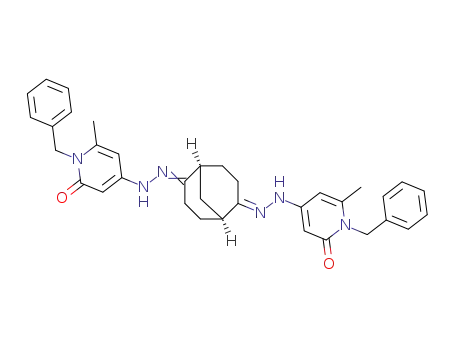 (1S,5S)-bicyclo[3.3.1]nonane-2,6-dione bis[(1-benzyl-6-methyl-2-oxo-1,2-dihydro-4-pyridinyl)hydrazone]