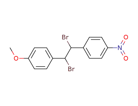 Benzene, 1-[1,2-dibromo-2-(4-methoxyphenyl)ethyl]-4-nitro-