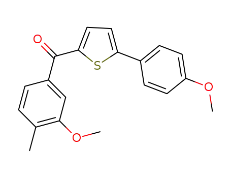 (3-methoxy-4-methylphenyl)[5-(4-methoxyphenyl)-2-thienyl]methanone