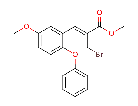 (Z)-methyl 2-bromomethyl-3-[(5-methoxy-2-phenoxy)phenyl]propenoate