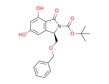 (R)-tert-butyl 1-(benzyloxymethyl)-4,6-dihydroxy-3-oxoisoindoline-2-carboxylate