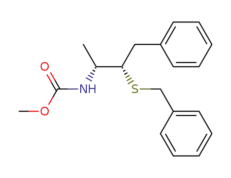 Carbamic acid,
[(1R,2S)-1-methyl-3-phenyl-2-[(phenylmethyl)thio]propyl]-, methyl ester