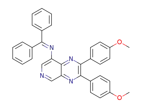 N-[2,3-bis(4-methoxyphenyl)pyrido[3,4-b]pyrazin-8-yl]benzophenone imine