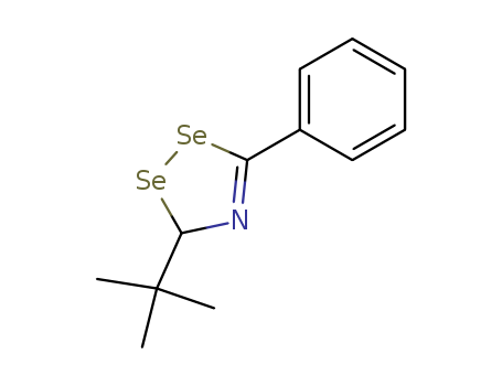Molecular Structure of 194937-37-6 (3H-1,2,4-Diselenazole, 3-(1,1-dimethylethyl)-5-phenyl-)