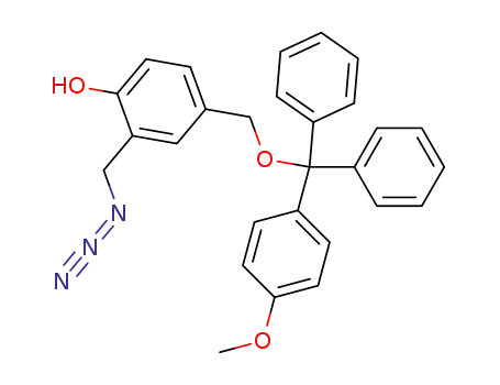 2-azidomethyl-4-[(4-methoxy-phenyl)-diphenyl-methoxymethyl]-phenol