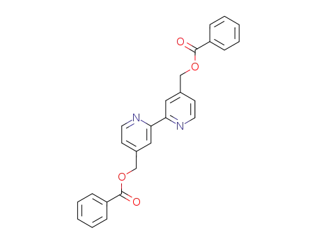 Molecular Structure of 859839-17-1 (4,4'-bis(benzoyloxymethyl)-2,2'-bipyridine)